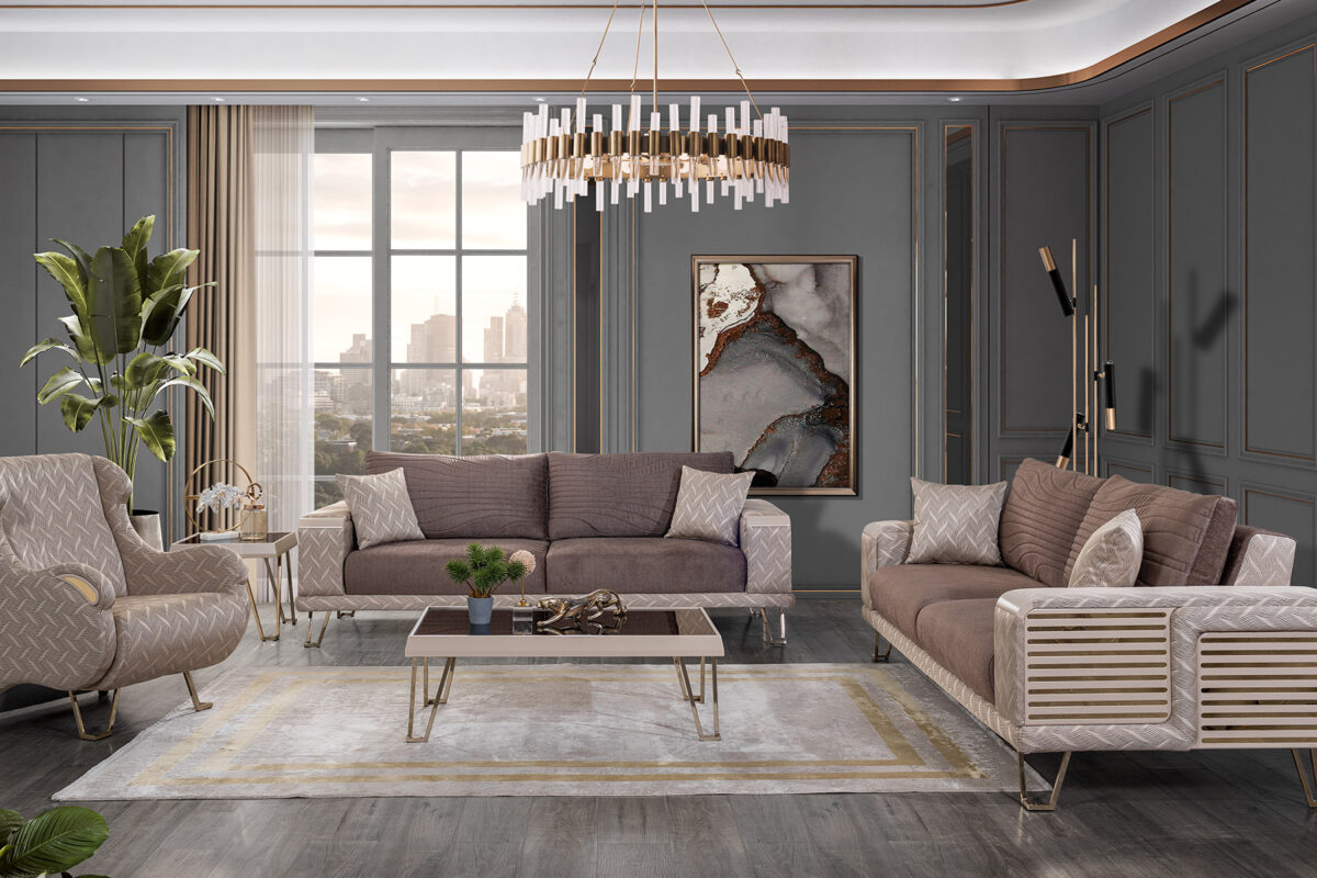 Barla Sofa mit Schlacf foktionen 3+3+1