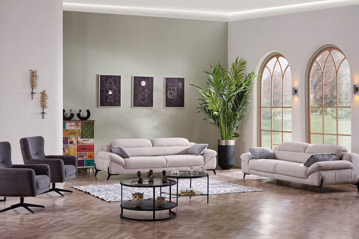 Lorenzo Sofa mit Schlacf foktionen 3+3+1