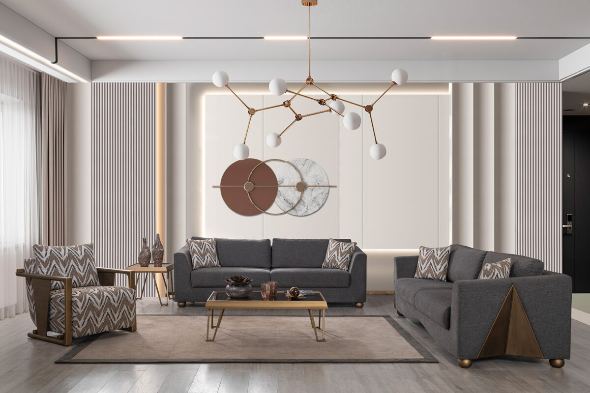 Piramit Sofa mit Schlacf foktionen 3+3+1