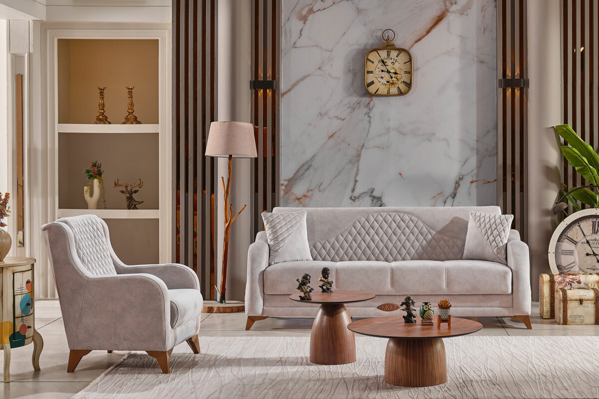 Smart Sofa mit Schlacf foktionen 3+3+1